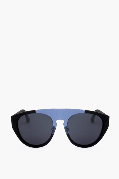 Linda Farrow Kris Van Assche Aviator Sunglasses With Two-tone Frame