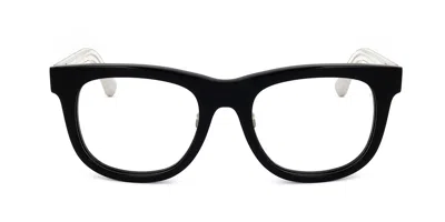Linda Farrow Kris Van Assche Kva14 C12 Men's Glasses Black Size 52 - Free Lenses - Blue Light Block Available