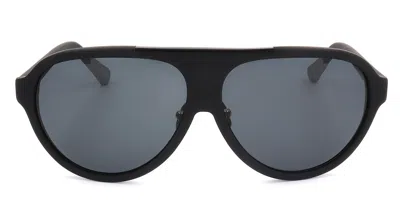 Linda Farrow Kris Van Assche Kva33 C1 Men's Sunglasses Black Size 60