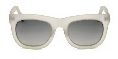 Linda Farrow Kris Van Assche Kva38 C8 Men's Sunglasses White Size 51 In Multi
