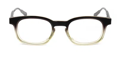 Linda Farrow Kris Van Assche Kva72 C1 Men's Glasses Brown Size 49 - Free Lenses - Blue Light Block Available In Gold