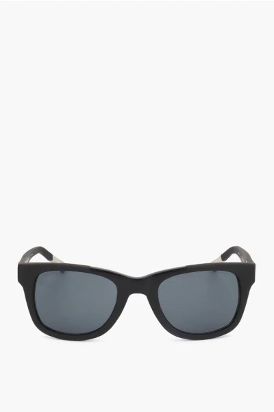 Linda Farrow Kris Van Assche Wayfarer Sunglasses With Matte Frame In Black