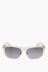 Linda Farrow Kris Van Assche Wayfarer Sunglasses With Matte Frame In White