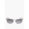 Linda Farrow Kris Van Assche Wayfarer Sunglasses With Matte Frame In White