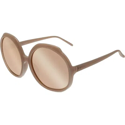 Linda Farrow Ladies' Sunglasses   417 Dusky Rose Gbby2 In Brown