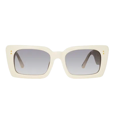 Linda Farrow Lfl 1297 Sunglasses In White