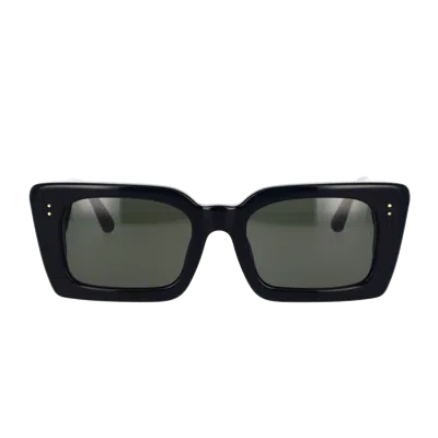 Linda Farrow Lfl 1297 Sunglasses In Black