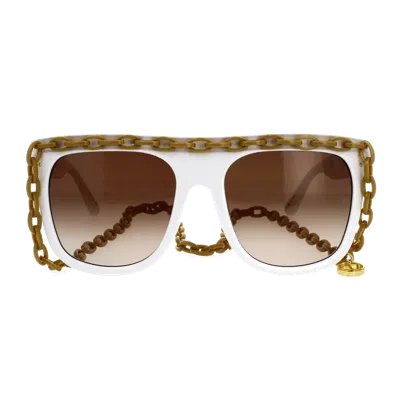 Linda Farrow Lfl 1304 Sunglasses In Brown