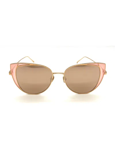Linda Farrow Lfl855 Sunglasses In Neutral