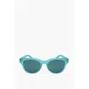 Linda Farrow Jeremy Scott Wayfarer Sunglasses With Matte Frame