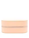 Linda Farrow Logo-debossed Leather Case In Orange