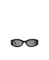 Linda Farrow Logo Sunglasses In Black