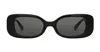 Linda Farrow Lola Rectangle-frame Sunglasses In Black