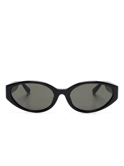 Linda Farrow Lyra Sunglasses In Black