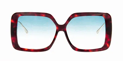 Linda Farrow Macy Lfl1642 C2 Occhiali Da Sole Per Uomo In Red