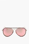 Linda Farrow Matthew Williamson Aviator Sunglasses With Tortoiseshell Det