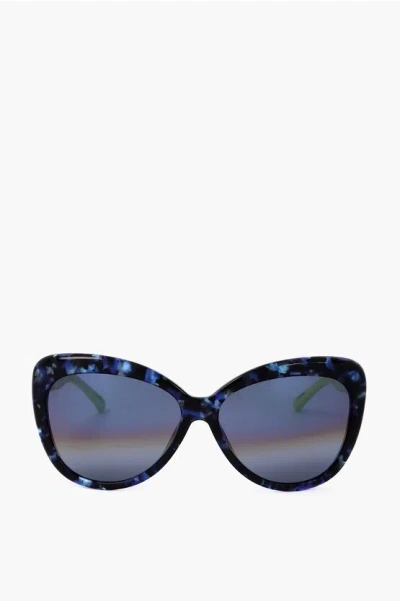Linda Farrow Matthew Williamson Tortoiseshell Butterfly Sunglasses