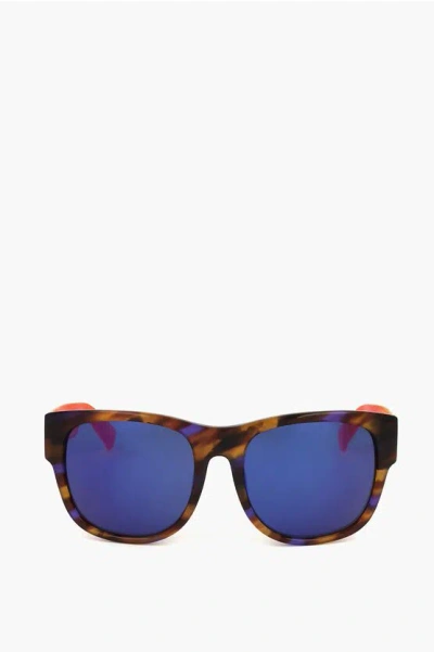Linda Farrow Matthew Williamson Tortoiseshell Wayfarer Sunglasses