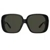 Linda Farrow Mima Oversized Sunglasses In B In Black