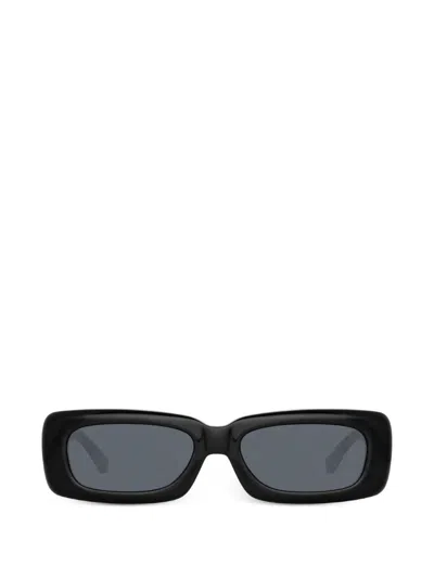 Linda Farrow Mini Marfa Sunglasses In Black