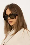 Linda Farrow ‘morrison' Sunglasses In Brown