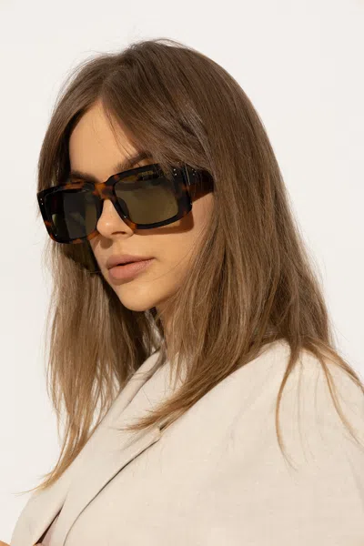 Linda Farrow ‘morrison' Sunglasses In Brown