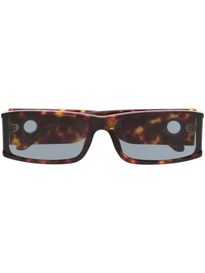 Linda Farrow Mya Sunglass In Brown