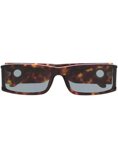 Linda Farrow Mya Sunglass In Brown