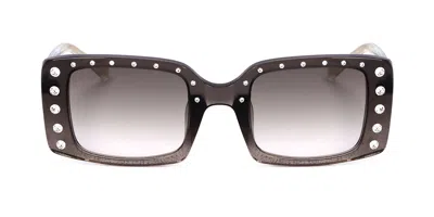 Linda Farrow No 21 N21s34 C3 Women's Sunglasses Grey Size 47 In Metallic