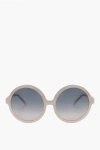 Linda Farrow No 21 Round Sunglasses With Gradient Lenses
