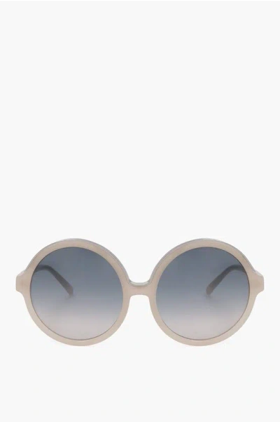 Linda Farrow No 21 Round Sunglasses With Gradient Lenses