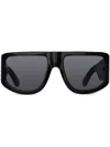 Linda Farrow Nué Oversize-frame Sunglasses In Black