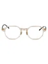 Linda Farrow Crystal Havana Acetate Glasses In Crystal Havana