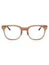 Linda Farrow Arch Glasses In Crystal Pink Havana