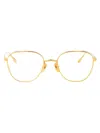 Linda Farrow Optical In Yellowgold/whitegold/optical