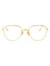 Linda Farrow Optical In Yellowgold/whitegold/optical