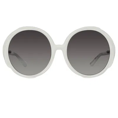 Linda Farrow Otavia Oversized Sunglasses In