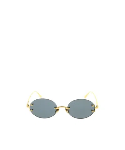 Linda Farrow Oval Frame Sunglasses
