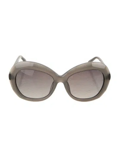 Pre-owned Linda Farrow Oversize Gradient Sunglasses In Gray