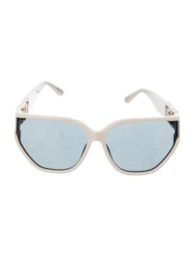Pre-owned Linda Farrow Oversize Tinted Sunglasses In Neutral