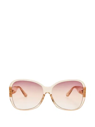 Linda Farrow Oversized-frame Sunglasses In Neutral