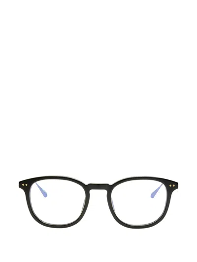 Linda Farrow Pax Round-frame Glasses In Black