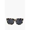 Linda Farrow Phillip Lim Animal Patterned Wayfarer Sunglasses In Neutral