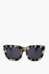 Linda Farrow Phillip Lim Animal Patterned Wayfarer Sunglasses In Neutral