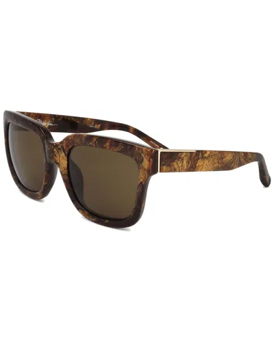 Linda Farrow Phillip Lim By  Men's Pl51 55mm Sunglasses In Brown
