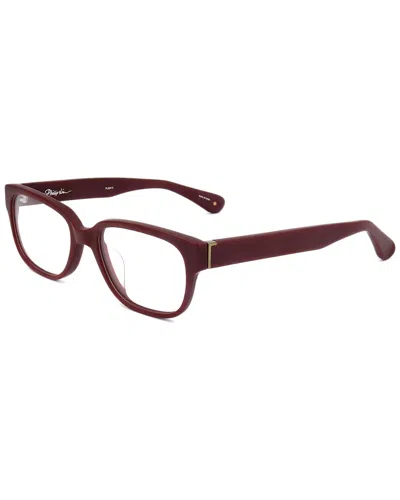 Linda Farrow Phillip Lim By  Unisex Pl22 52mm Optical Frames In Red