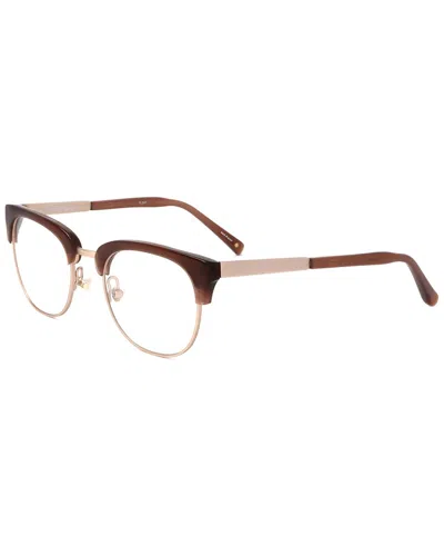 Linda Farrow Phillip Lim By  Unisex Pl29 52mm Optical Frames In Brown