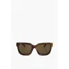 Linda Farrow Phillip Lim Marble Effect Frame Wayfarer Sunglasses