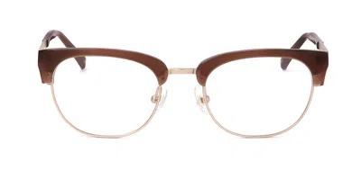 Linda Farrow Phillip Lim Pl29 C7 Men's Glasses Brown Size 52 - Free Lenses - Blue Light Block Available In Gold