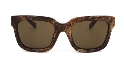Linda Farrow Phillip Lim Pl51 C1 Men's Sunglasses Brown Size 55 In Metallic